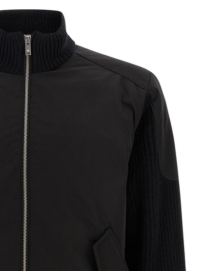 Moose Knuckles 'Magnus Knit Hybrid' Bomber Jacket