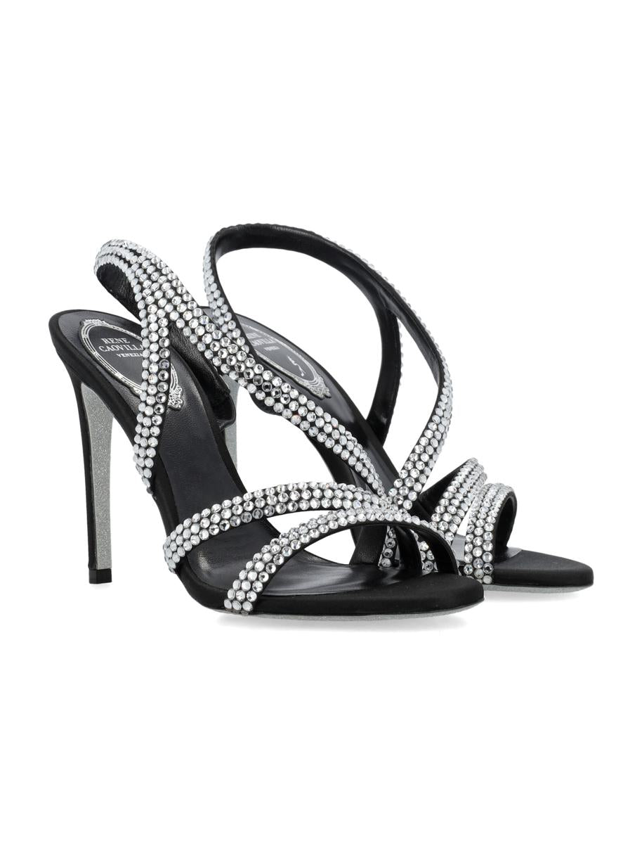 René Caovilla Crystal Sandal
