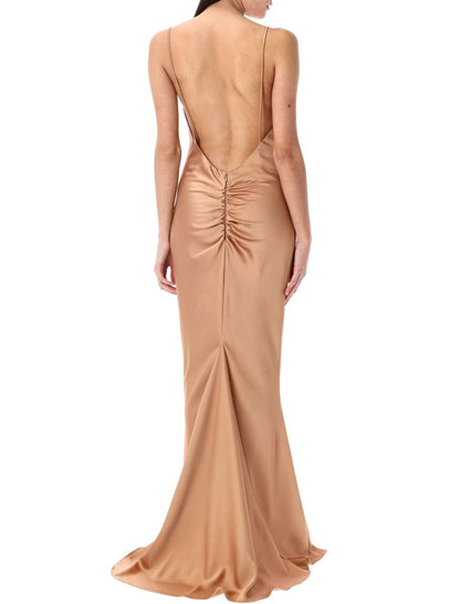 The Andamane Ninfea Maxi Slip Dress