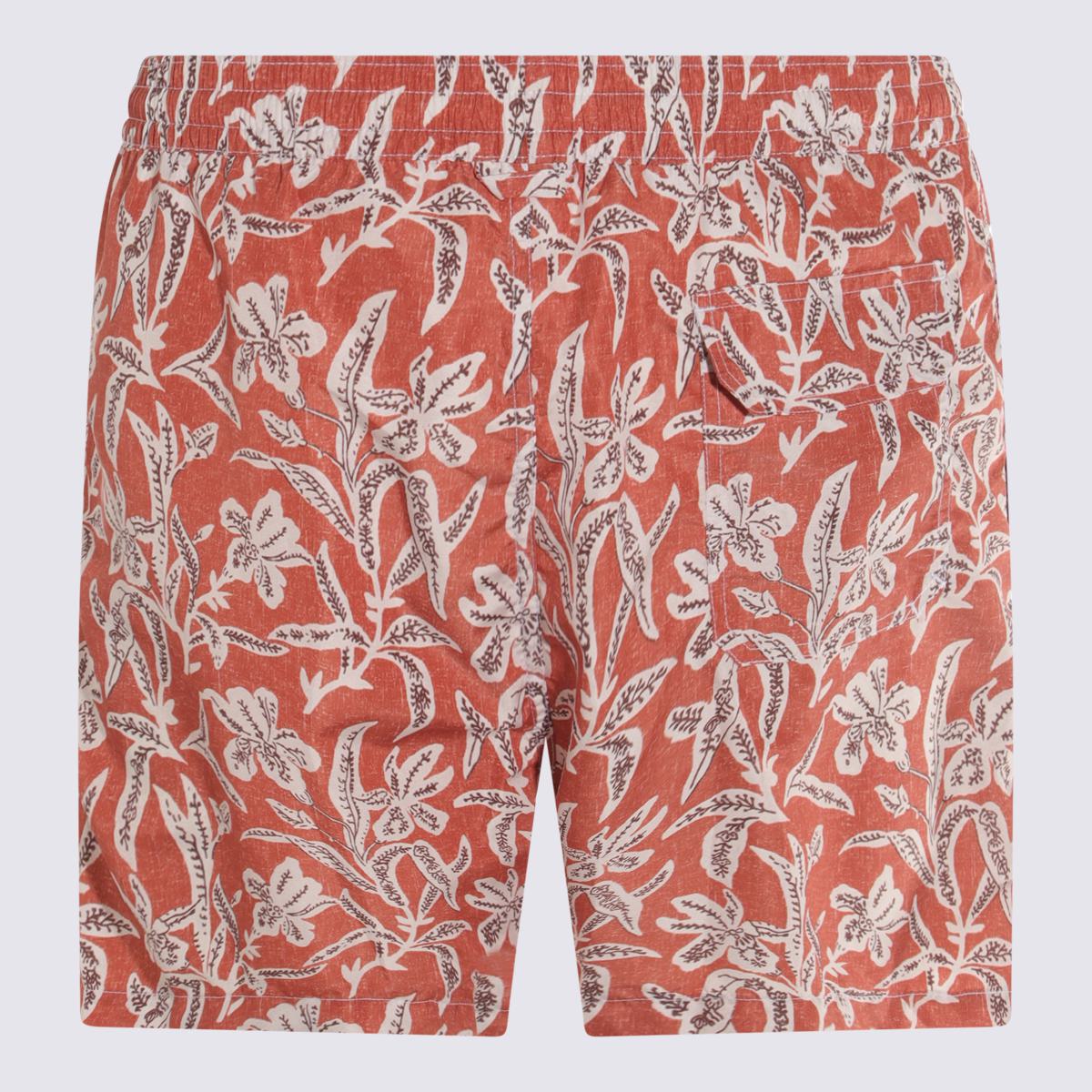Altea Orange And Multicolor Beachwear