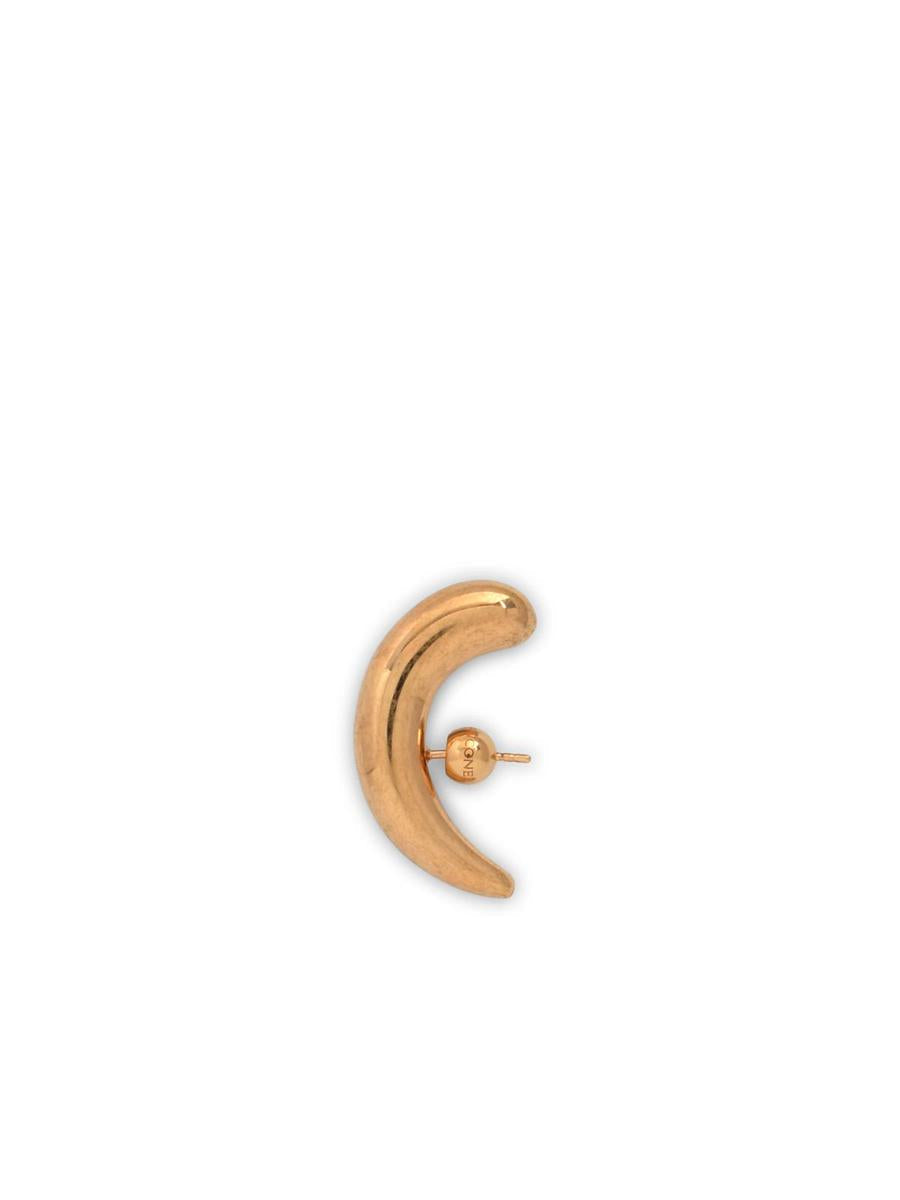 Panconesi Silver 'Half Moon Hoops' Earrings