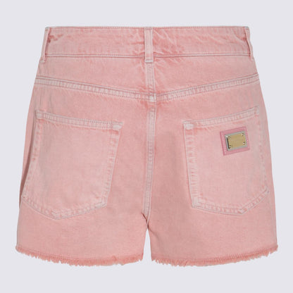 Dolce & Gabbana Pink Cotton Shorts