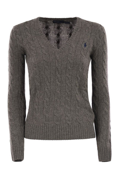 Polo Ralph Lauren Wool And Cashmere Cable Knit Jumper
