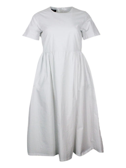 Add White Cotton Dress