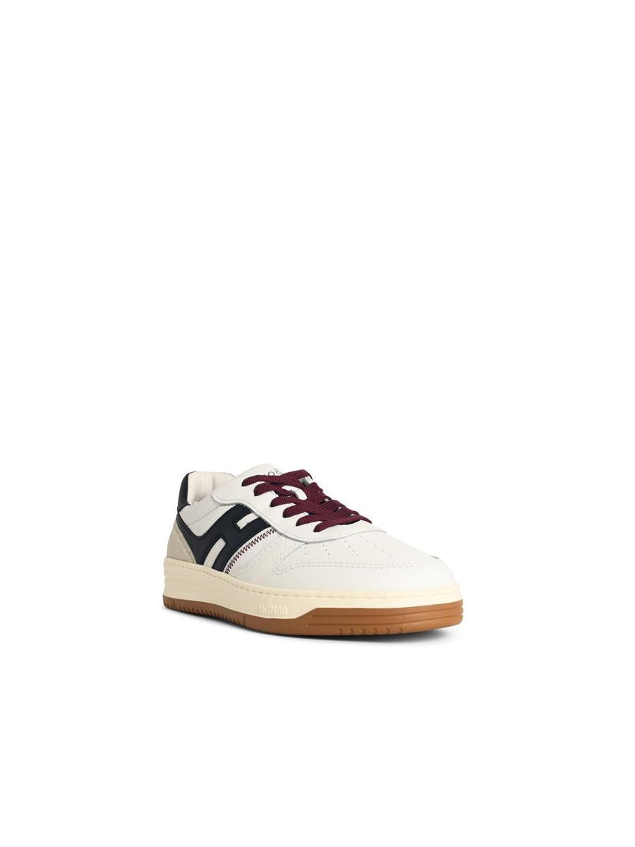 Hogan 'H630' White Leather Sneakers