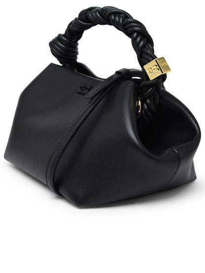 Ganni 'Bou' Bag In Black Recycled Leather