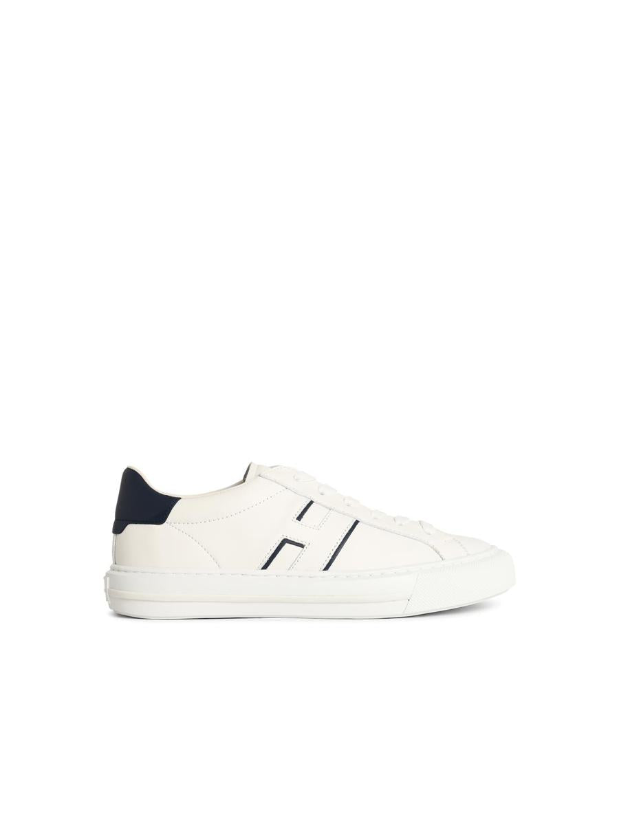 Hogan 'H691' White Leather Sneakers