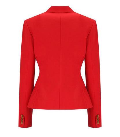 Essentiel Antwerp Irtha Red Double-Breasted Blazer