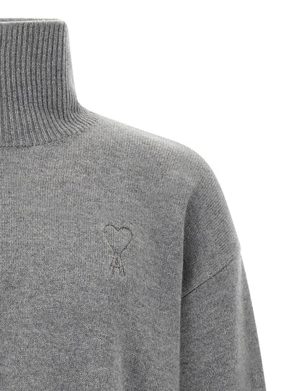 AMI Paris Puff Logo Sweater
