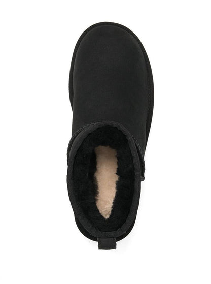 Black 'Ultra Mini' Boots In Suede Woman