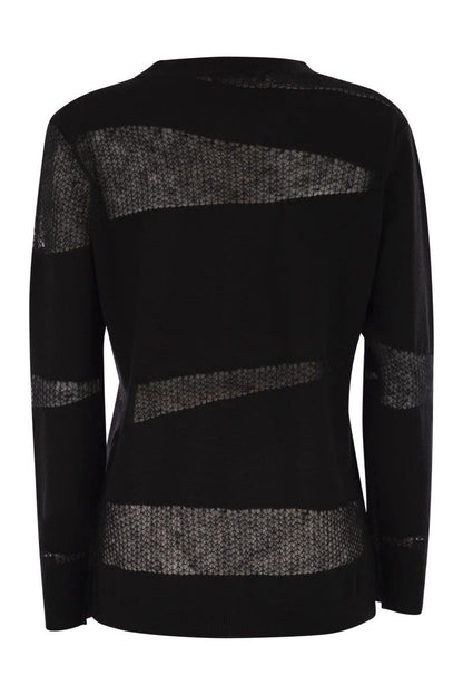 Fabiana Filippi Platinum Boat Neck Sweater
