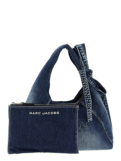 Marc Jacobs 'The Bow Denim Medium Sack' Shoulder Bag