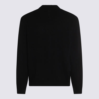 Canali Black Wool Knitwear