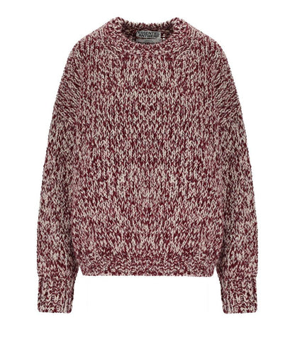 Essentiel Antwerp Izura Burgundy Crewneck Sweater