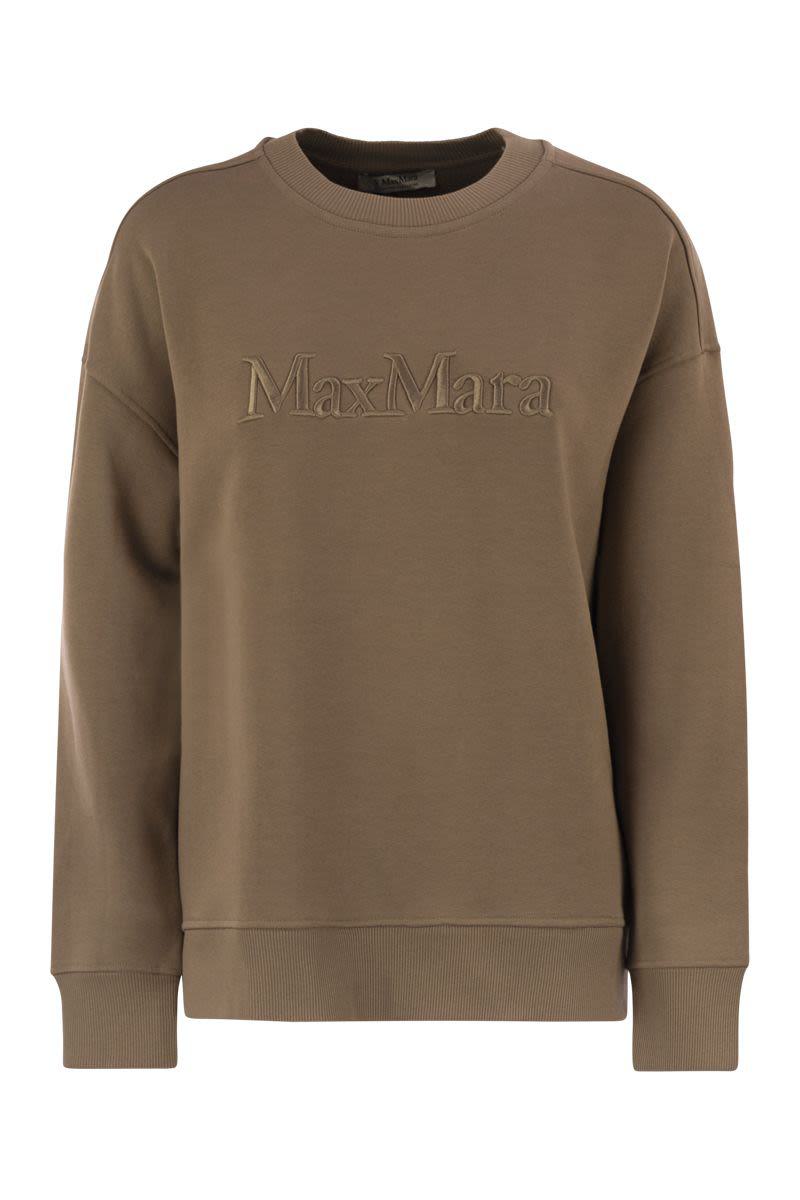 'S Max Mara Monza - Cotton Sweatshirt With Logo