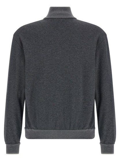 Brioni Piqué Cotton Sweatshirt