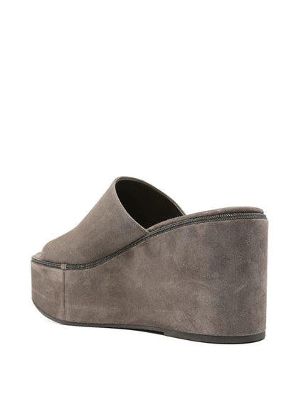 Brunello Cucinelli Classic High Mule Shoes