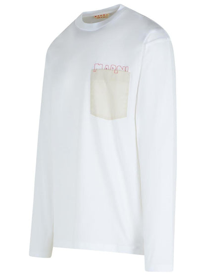 Marni White Cotton T-Shirt