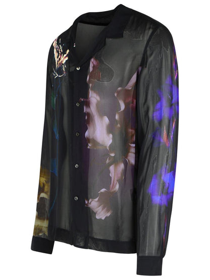 Dries Van Noten 'Carly' Black Viscose Shirt