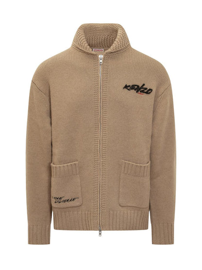 Kenzo Kenzo Men'S Knitted Cardigan With Zip
