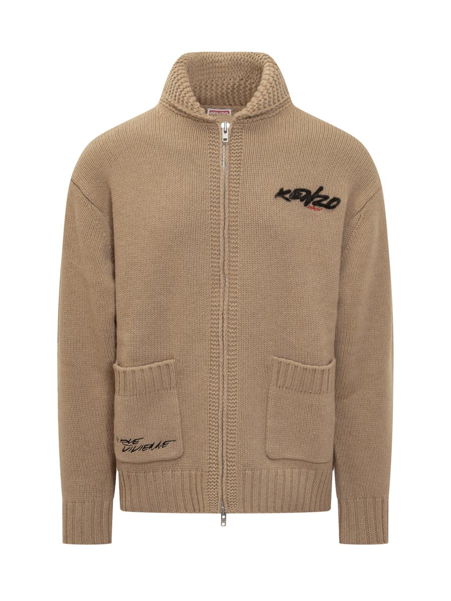 Kenzo Kenzo Men'S Knitted Cardigan With Zip
