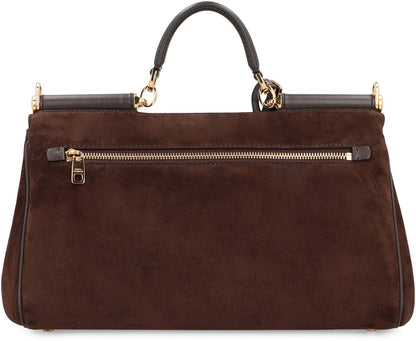 Dolce & Gabbana My Sicily Suede Handbag