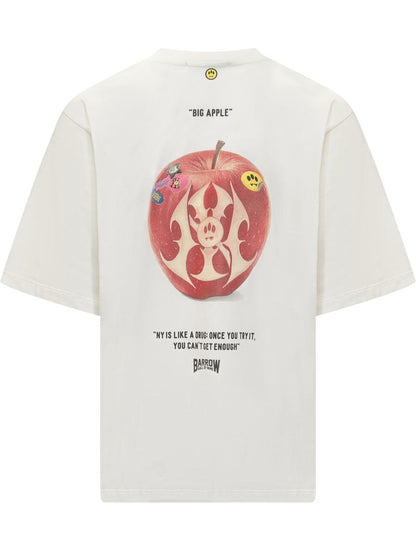 Barrow White Tribal Print Barrow T-Shirt