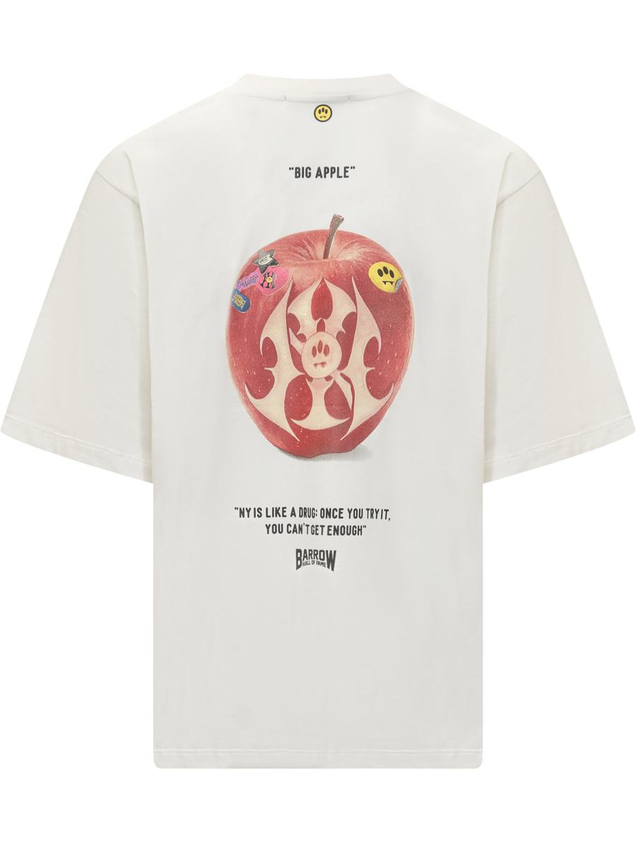 Barrow White Tribal Print Barrow T-Shirt