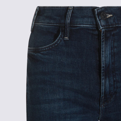 Mother Blue Cotton Jeans