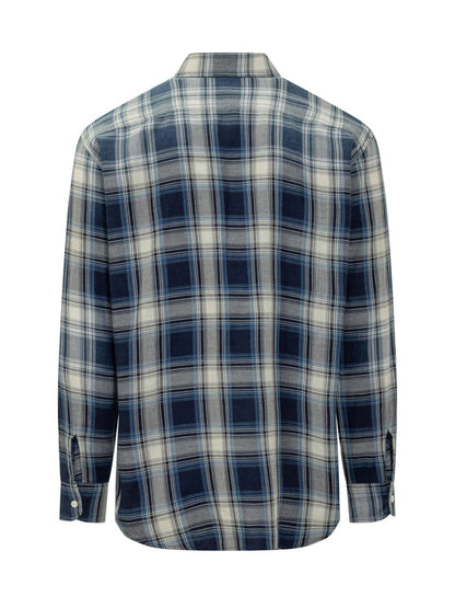 DSQUARED2 Dsquared2 Blue Checkered Shirt