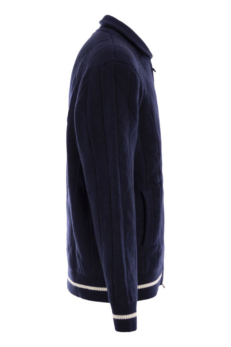 Kiton Cashmere Bomber Jacket