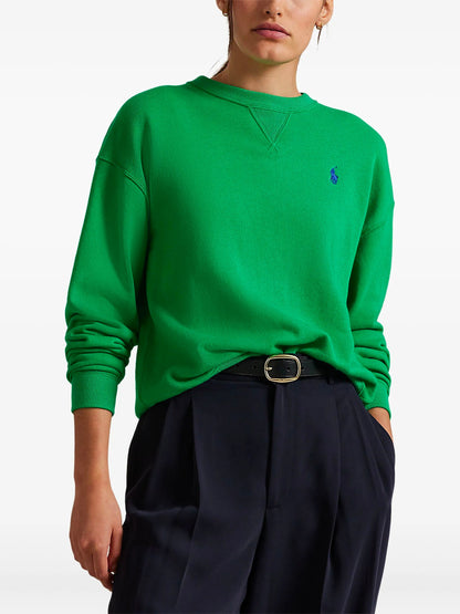 Lightweight fleece crew-neck pullover