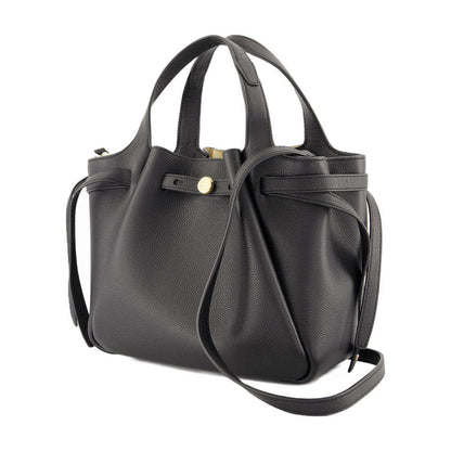 Tory Burch Romy Pebbled Satchel Purse