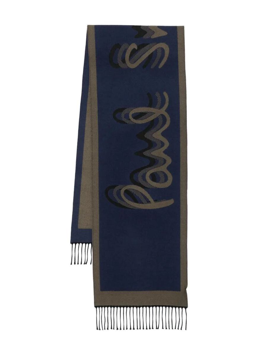 Paul Smith Men Scarf Faded Int Jacq Accessories