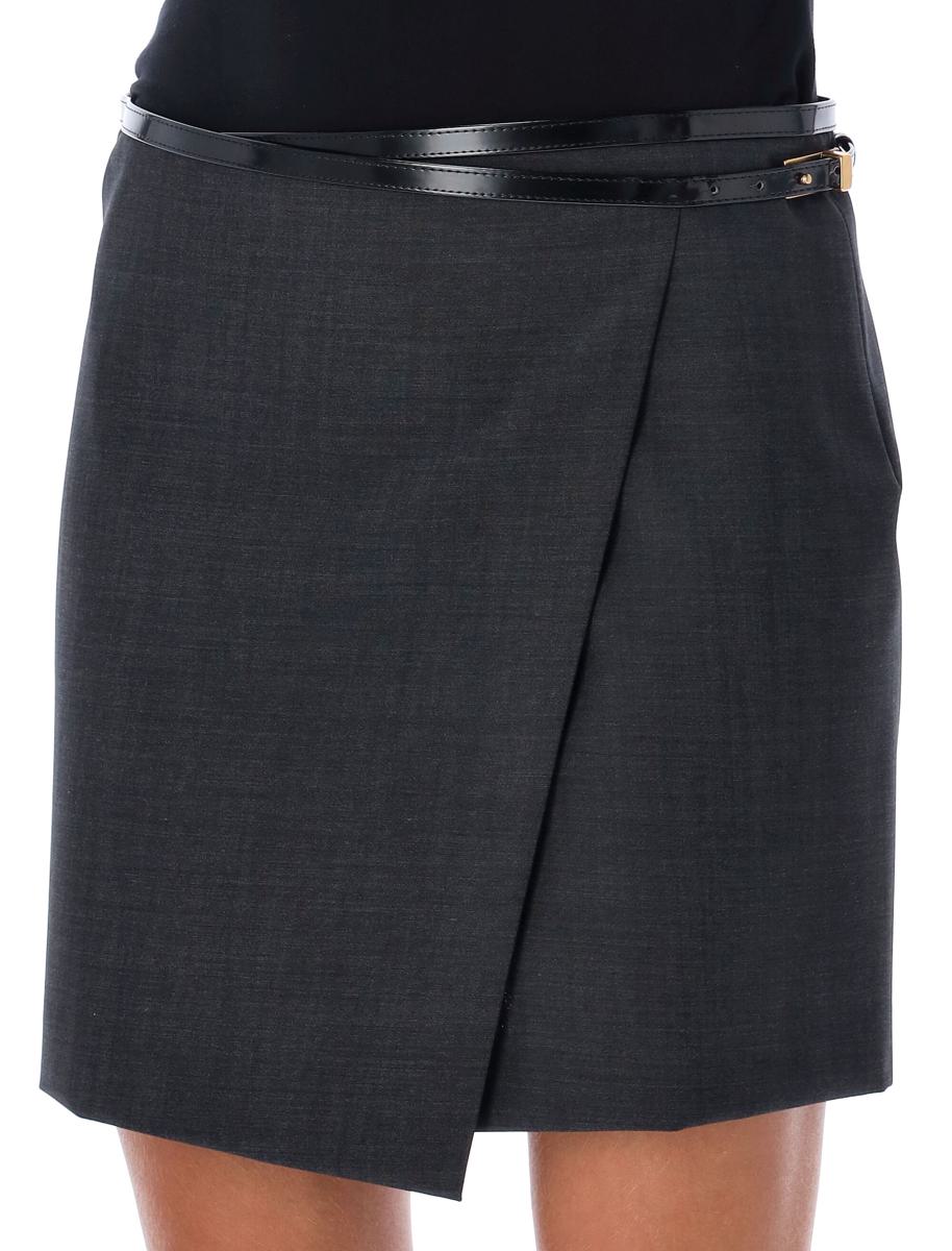 Philosophy Di Lorenzo Serafini Belt Detail Mini Skirt