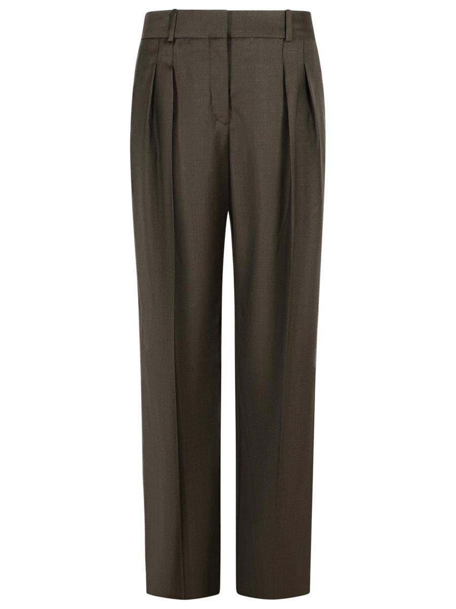 Loulou Studio 'Sbiru' Brown Virgin Wool Pants