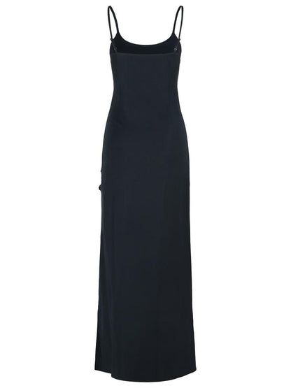 Coperni Black Cotton Blend Dress