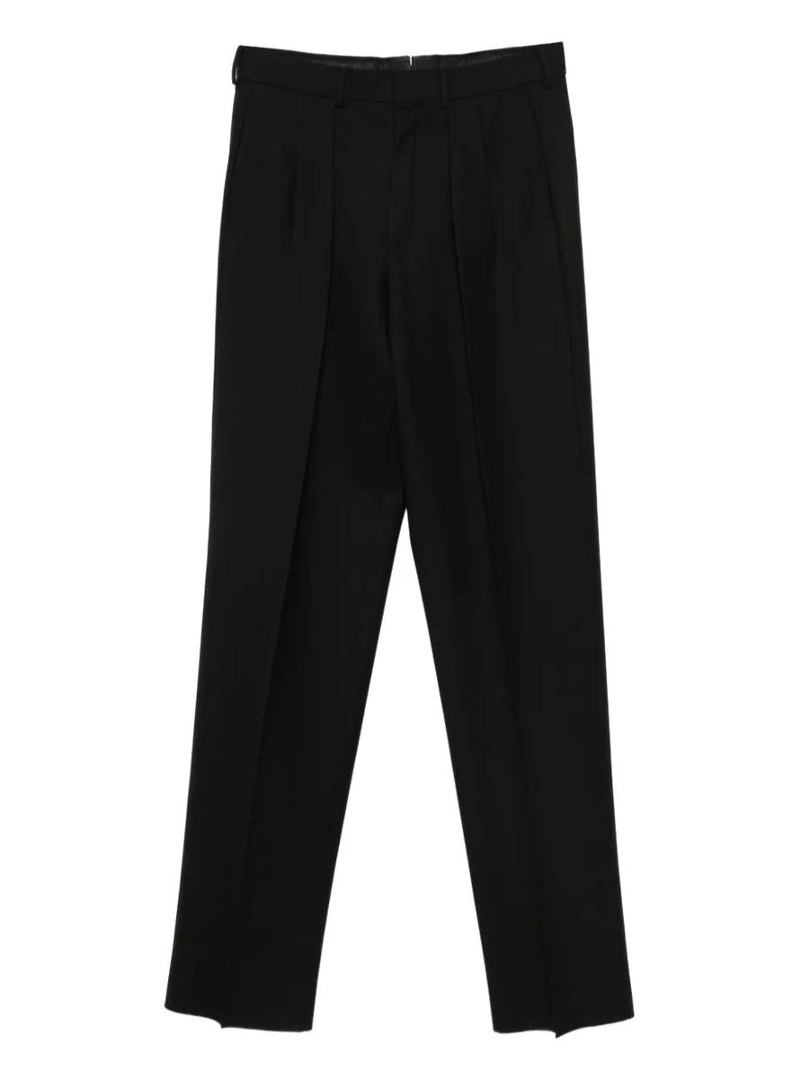 Tom Ford High Twist Wool Pleated Trousers Clothing