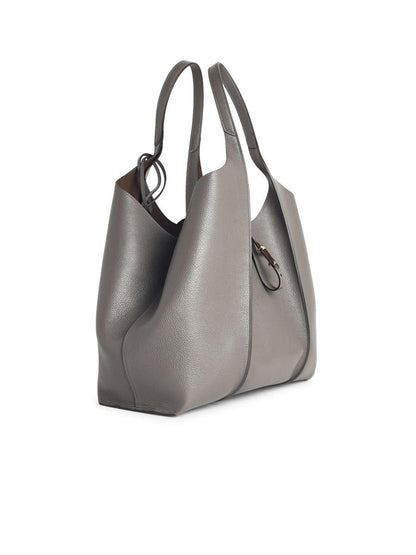 Tod'S Gray Leather Bag