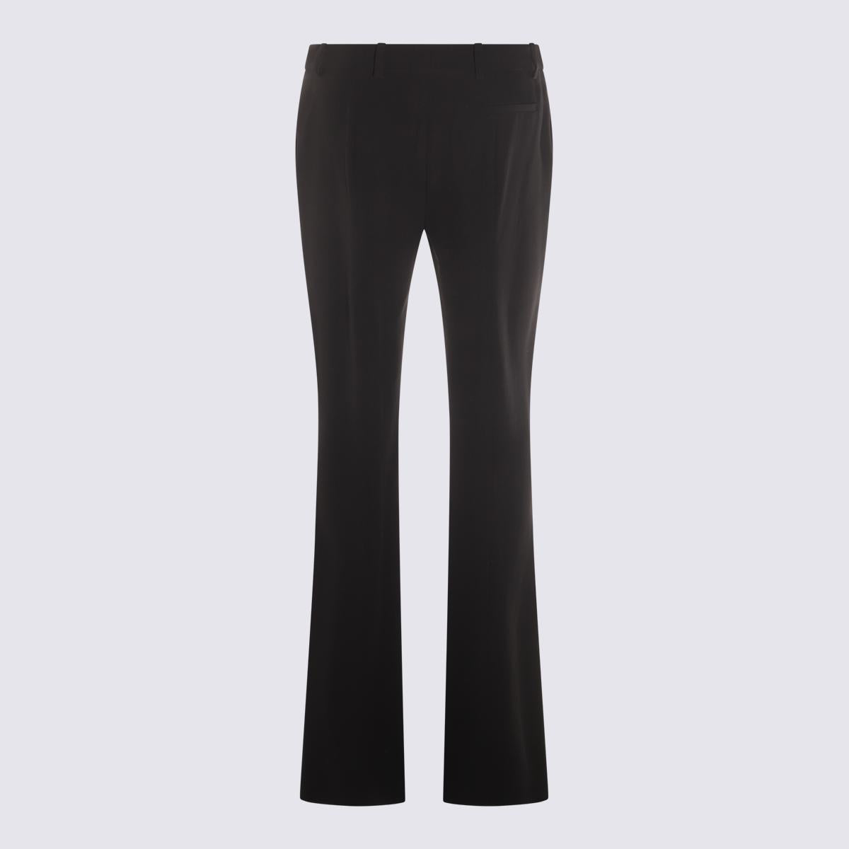 Alexander McQueen Black Viscose Pants