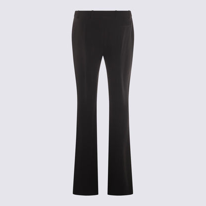 Alexander McQueen Black Viscose Pants