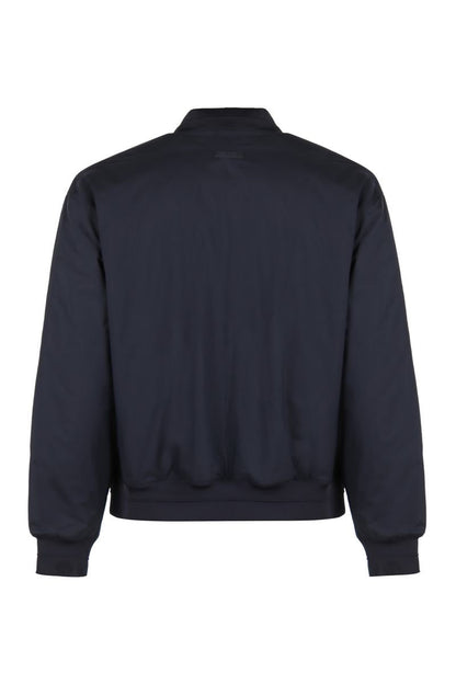 Calvin Klein Bomber Jacket In Technical Fabric