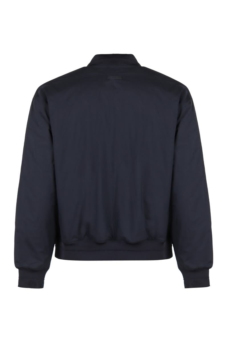 Calvin Klein Bomber Jacket In Technical Fabric