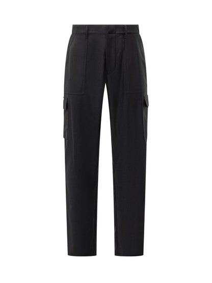 Etro Etro Men'S Black Wool Cargo Trousers