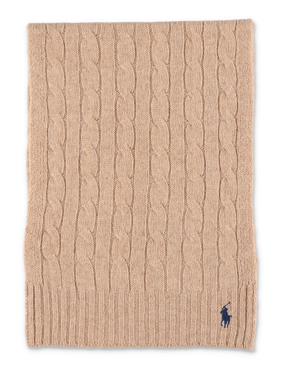 Polo Ralph Lauren Cable Wool-Cashmere Scarf