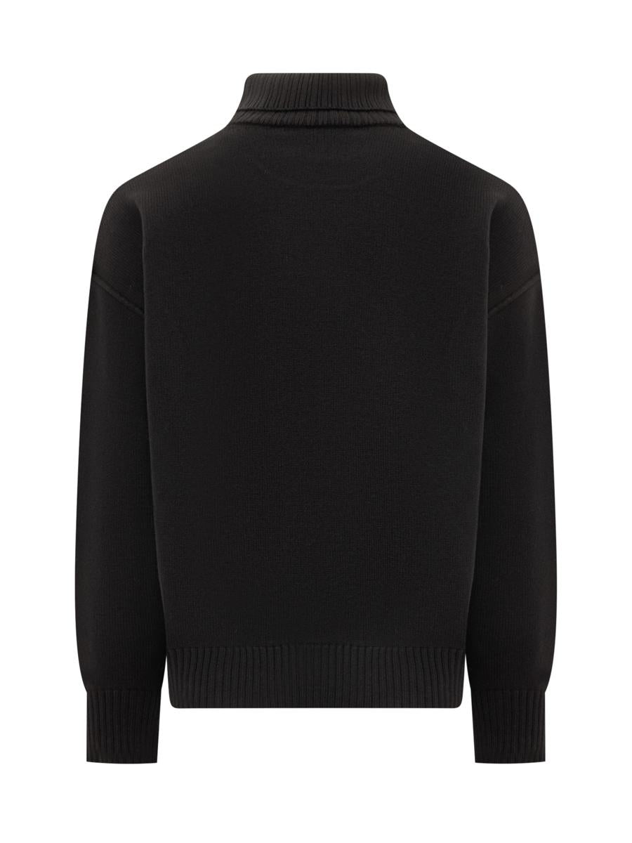 AMI Paris Ami Alexandre Mattiussi Men'S Turtleneck With Heart Logo
