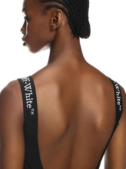 Off-White Logo Polyamide Swimsuit