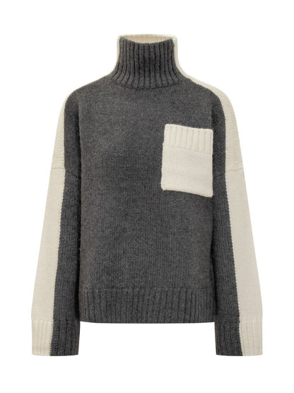 JW Anderson Jw Anderson Sweater With Contrast Pocket