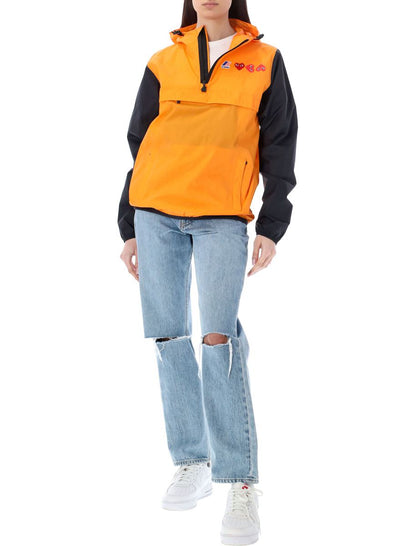 Comme Des Garçons Play Bicolor Waterproof Hooded Jacket
