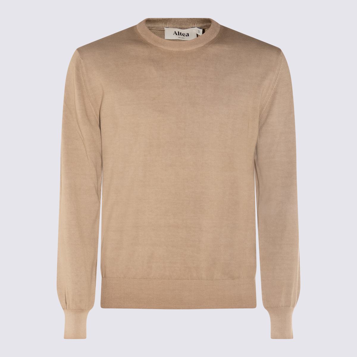 Altea Beige Cotton Knitwear